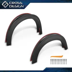 CROSSDESIGN Car Wheel Fender Flares Set, Front and Rear Automotive Vehicle Accessories, Fit For 2022-2025 Ford Maverick