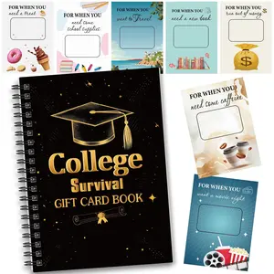 Graduation Gift Card Book, College Student Farewell Present, High School Care Package, Birthday Cash Card Holder for Daughter Son Friend