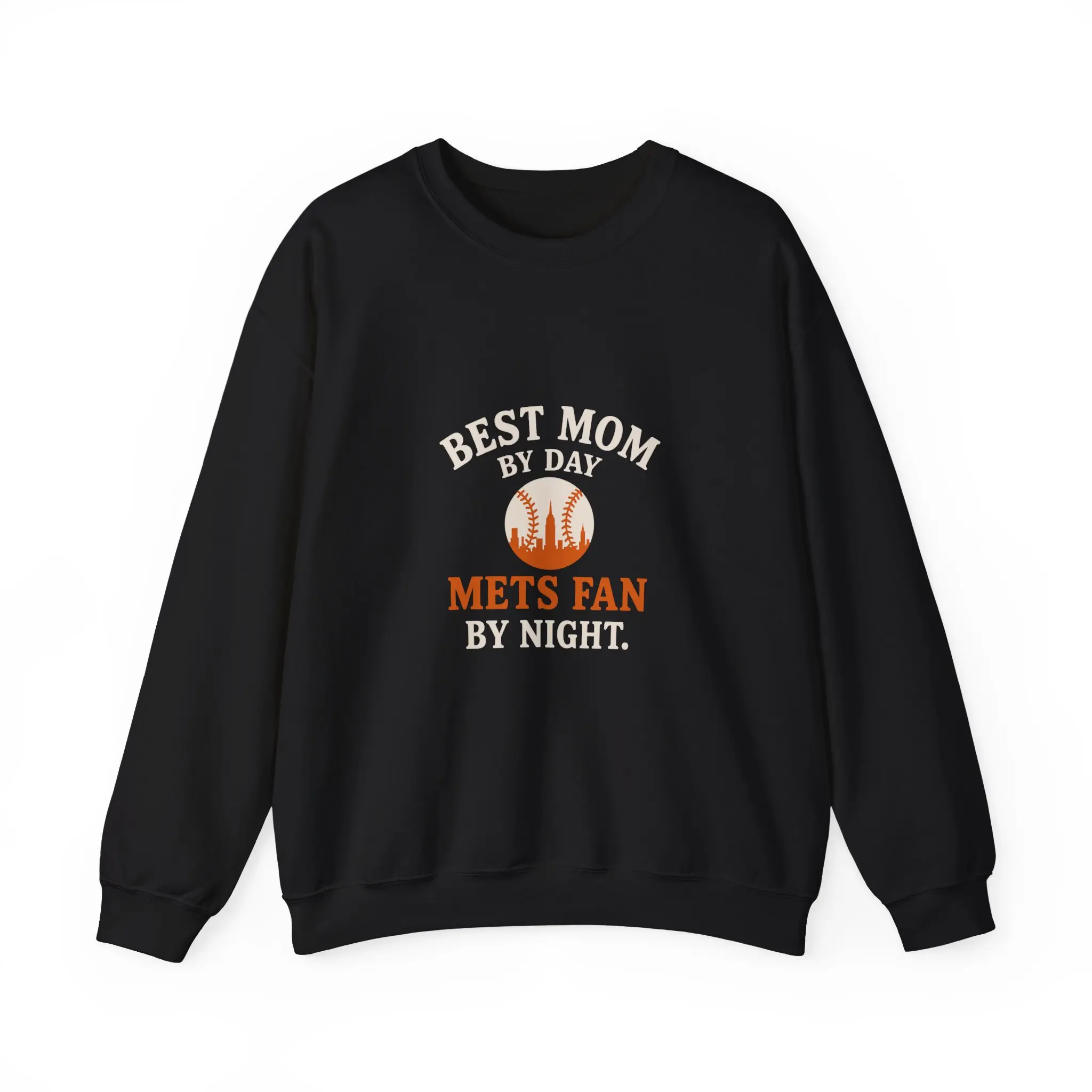 Best Mom Mets Sweatshirt - Unisex Crewneck for Moms Who Love Baseball, Gift for Mother's Day, Cozy Fan Apparel, Sports Mom Layering