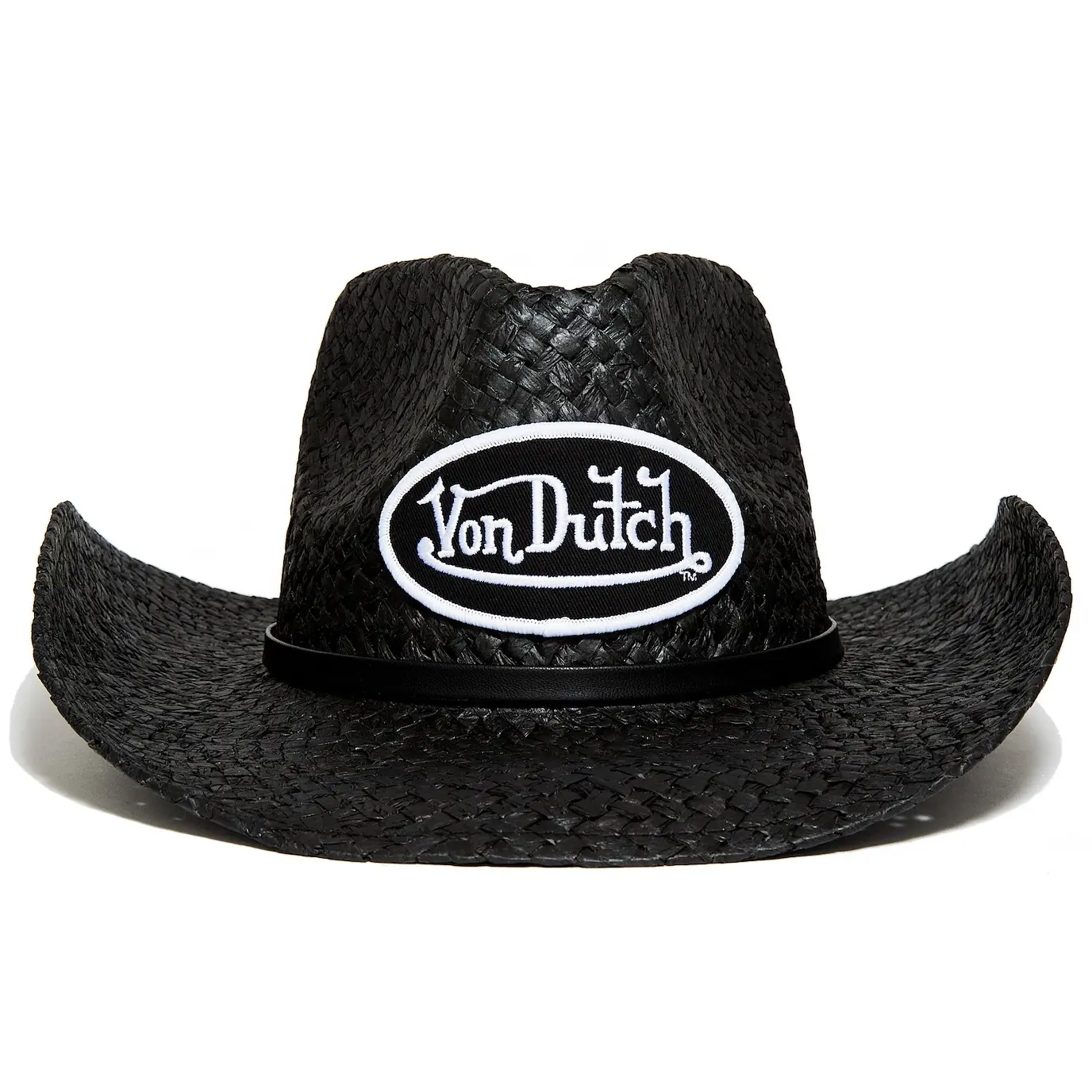 Black and White Von Dutch Cowboy Hat