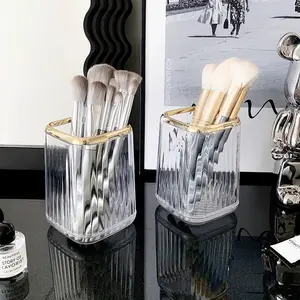 Makeup brush storage rack,Makeup organizer ,multi-functional pen holder, desktop stationery organizer, lipstick, comb, beauty tool storage cup