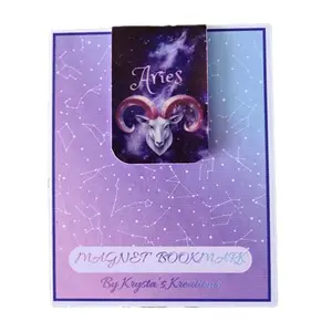 aries zodiac horoscope magnet bookmark