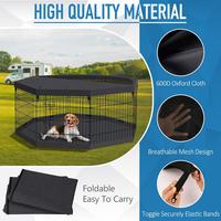 black 24" top and bottom cover