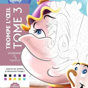 Disney Color by Numbers Coloring Book for Children and Adults - BeautyCover number books Adult