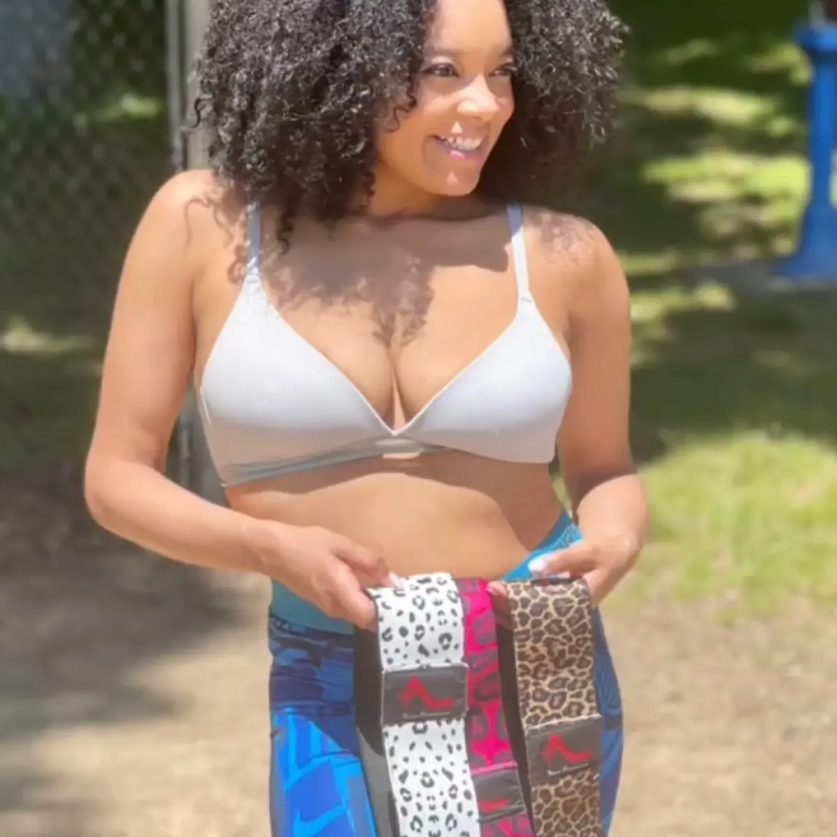 Leopard set resistance band collection