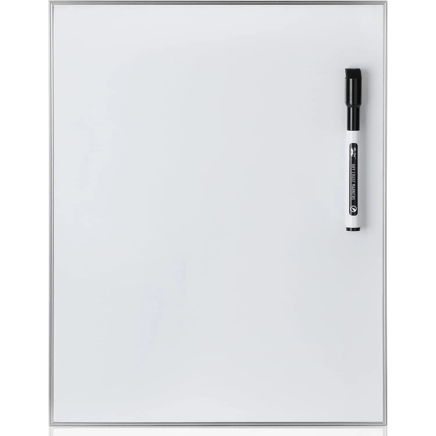 Dry Erase Board 14" x 11" with Black Dry Erase Marker - Includes Small White Dry Erase Board for Wall Use