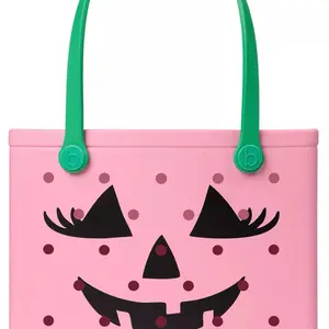 Bogg Baby Bogg Bag Limited Edition Halloween Bogg O'Lantern  – 15” x 12.5” x 5” – Durable, Washable, Tip-proof – Beach, Pool, Boat, Work, Sports