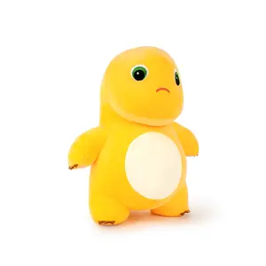 NAILONG Duoai Angry Yellow Dinosaur Plush 5" Keychain & 9" Stuffed Animal Toy Soft Cute Dino Plushie for Kids & Plush Lovers Duck