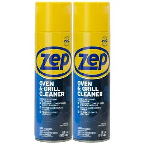 Zep Heavy-Duty Oven and Grill Cleaner - 19 oz  Dissolves Grease on Contact, on Burners, Grates and Drip Pans