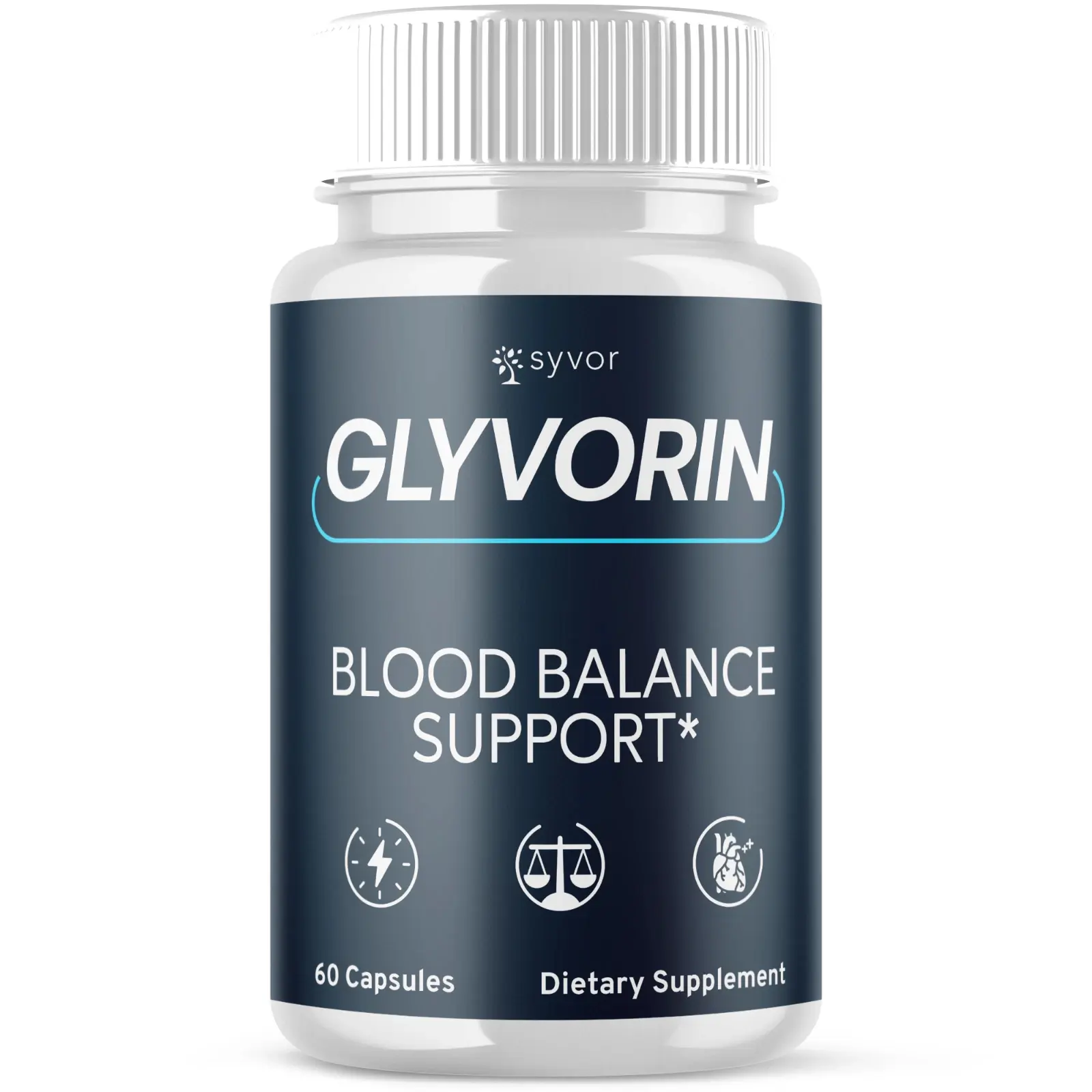 (1 Pack) Glyvorin Pills Advanced Blood Health Support Glycogen Vitamin 60 Caps