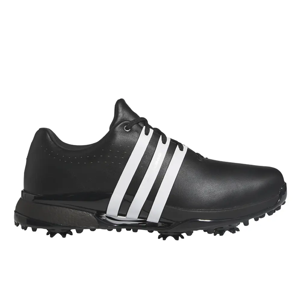 adidas Mens Tour360 24 Wide Golf Golf Sneakers Shoes - Black adidas Mens Tour360 24 Wide Golf Golf Sneakers Shoes - Black