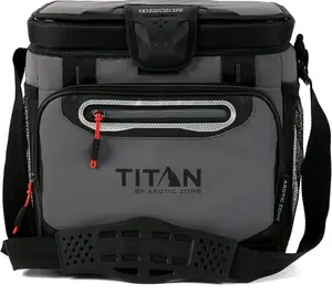 Titan by Arctic Zone Deep Freeze Cooler - Zipperless Hardbody Cooler - Deep Freeze Insulation, Hardbody Liner, and Smartshelf