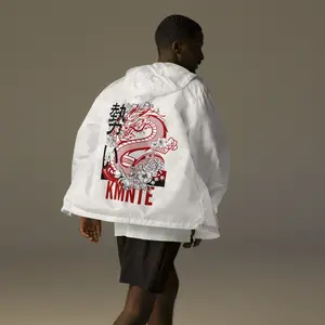 Kimante Dragon Unisex Lightweight Zip Up Windbreaker