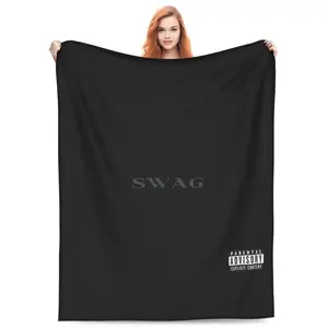 SWAG JS Blanket Air ConditioningBlanket Super Soft Travel Outdoor FlannelBlanket Fashion Personalized Gift Office SofaBlanket Merch