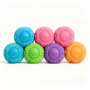 Smiley Face Squeeze Ball Stress Relief Fidget Toy in Vibrant Colors Perfect Gift for Kids & Adults Fun and Engaging Toy