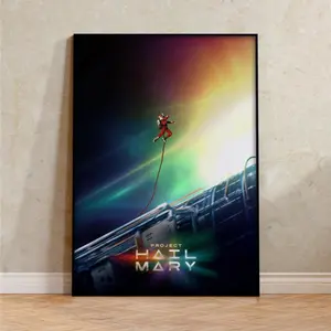 Project Hail Mary Movie Poster, High Quality Canvas Print, Wall Art, Room Decor, Unframe Poster
