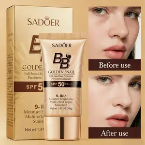 High-coverage waterproof snail BB cream — matte finish, long-lasting hydration and oil control, creates a natural makeup look, refreshing and non-greasy; perfect for makeup beginners, a great gift for Mother’s Day and Valentine’s Day.