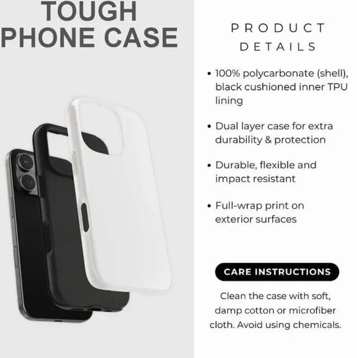 Prophecy Aesthetic Iphone Case, Slim Shockproof Protective Phone Cover