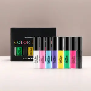 8-Pack Cool Matte Liquid Eyeliner Pens, Waterproof Colorful Eyeliner Set for Bold Looks, Perfect Makeup Kit, Eye Makeup Supplies for All Occasions