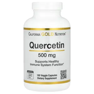 California Gold Nutrition Quercetin, 500 mg, 180 Veggie Capsules
