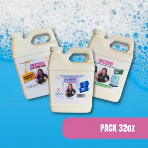 Caro's Pack 3 Cleaners Degreaser Oven Cleaner & Hardwater Remover 32oz Multipurpose Kitchen Cleaning Solution for Kitchen Hobs Ovens and Bathroom Surfaces