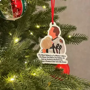 Silent Majesty of a Winter's Morn - Clark & Ellen Griswold - National Lampoons Christmas Vacation - Christmas acrylic/wood Ornament