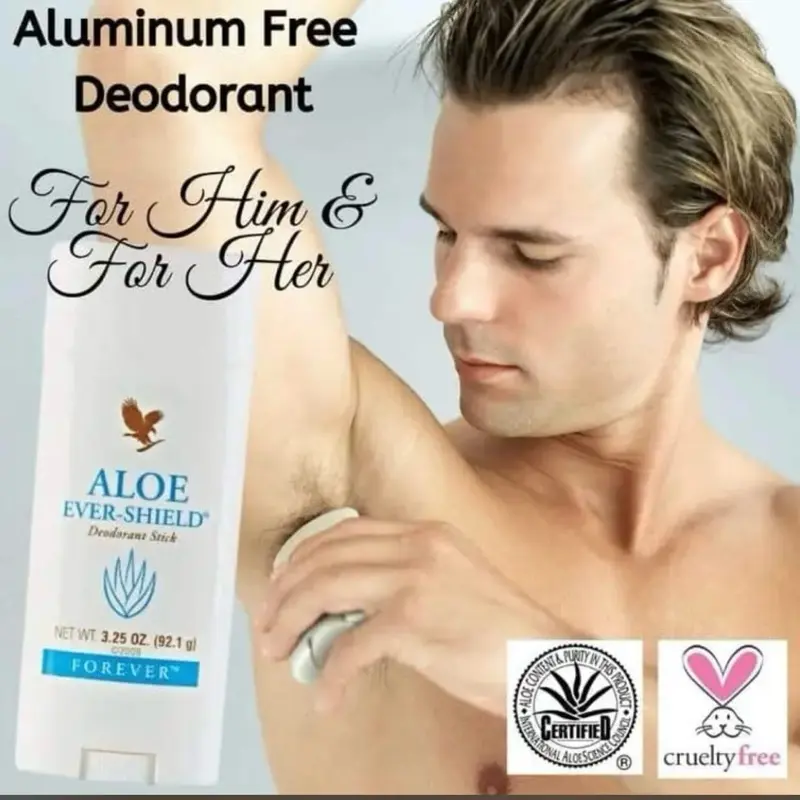 Aloe Ever-Shield  All-day odor protection with the soothing power of aloe