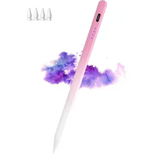 Stylus Pen for iPad(2018-2025), Pad Pencil 10th Generation with Palm Rejection,  Digital Pencil Compatible with  iPad 6/7/8/9/10/A16, Pro 11"/12.9"/13"/M4, Mini 5/6, Air 3/4/5/M2/M3 - Pink