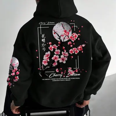Adidas Cherry Blossom Hoodie - TikTok Shop
