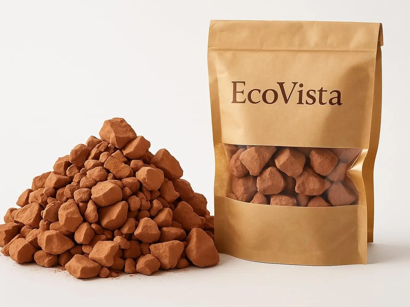 Natural Red Edible Clay Chunks - Organic, Pure, Ideal for Eating and Skin Care - 4 oz (114gm).