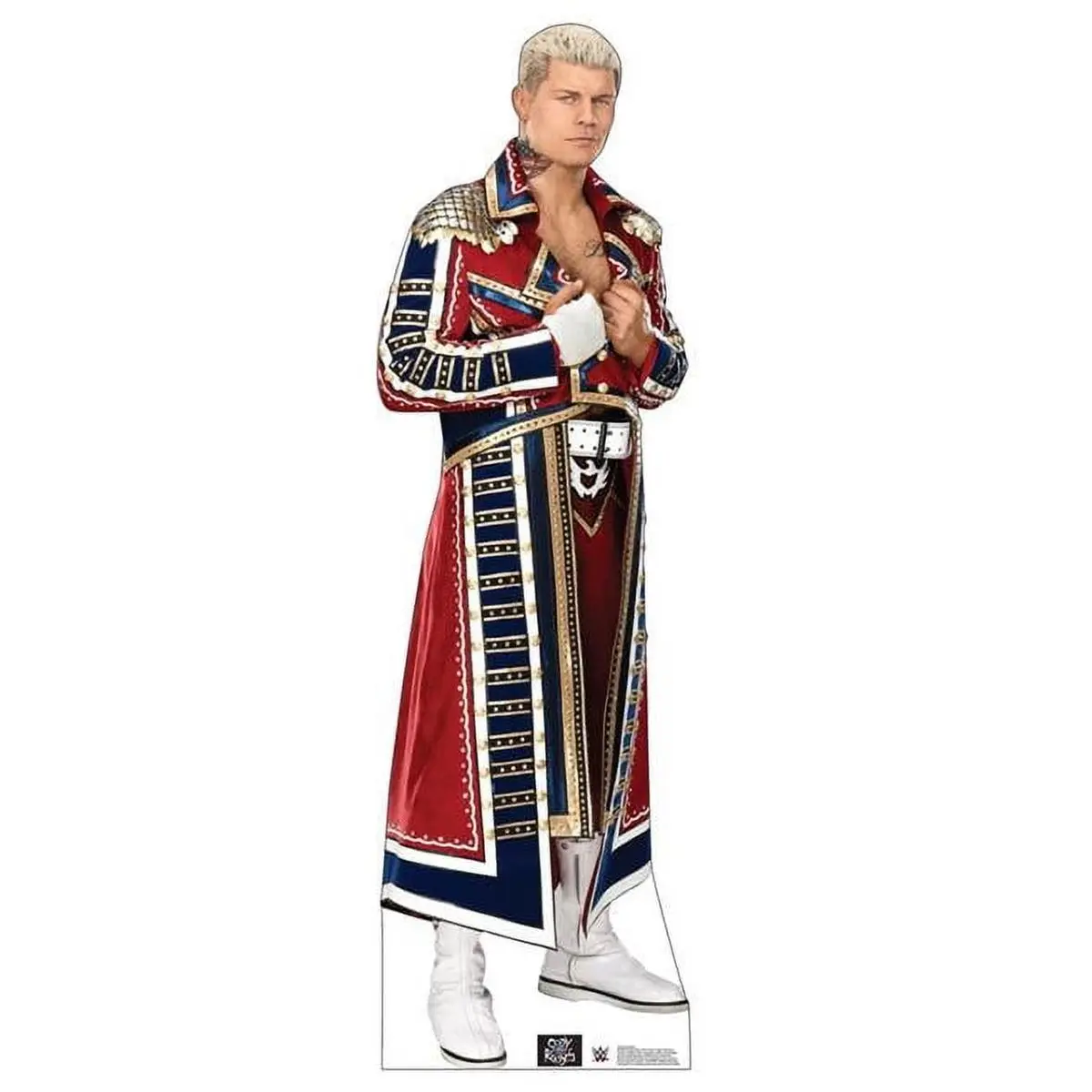 Advanced Graphics 5304 Cody Rhodes Life-Size Cardboard Standing Figure, 73x22 in Photo Print Decor with Easel, Home Room Party Decor Supply