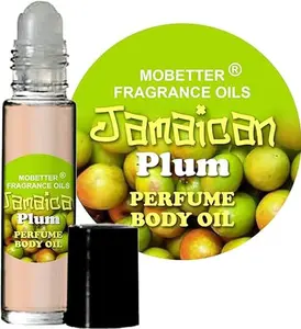 MOBETTER FRAGRANCE OILS Jamaican Plum Women's Perfume Body Oil 1/3 oz roll on Glass Bottle