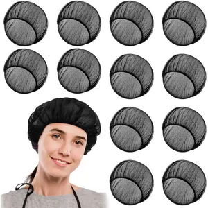 Chef Hat Bulk Unisex Hair Nets for Food Service Workers Reusable Cooking Hair Net Elastic Chef Hats for Kitchen