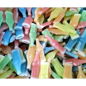 Wax Bottles  Nostalgic Retro Assorted Fruity Liquid Inside Chewy Wax Bottles 1 lb in a Resealable Bag