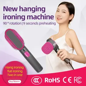 CHDEXIN Clothing steam iron, handheld steam iron and iron in one, quick heating, large panel, small household steam electric iron, suitable for ironing clothes during global travel