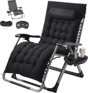 33-Inch Zero Gravity Chair – Adjustable Recliner Lounge Chair for Indoor & Outdoor Relaxation