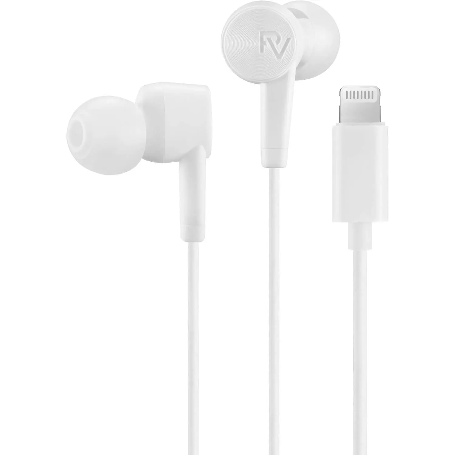 Lightning Headphones Earphones Earbuds Compatible iPhone 14 13 12 11 Pro Max X XS Max XR 8 Plus 7 Plus MFi Certified with Microphone Controller SweetFlow White