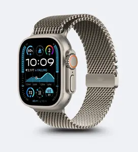 Milanese Loop 2.0 Apple Watch Band - Magnetic Parachute-Buckle - Dessert Titanium