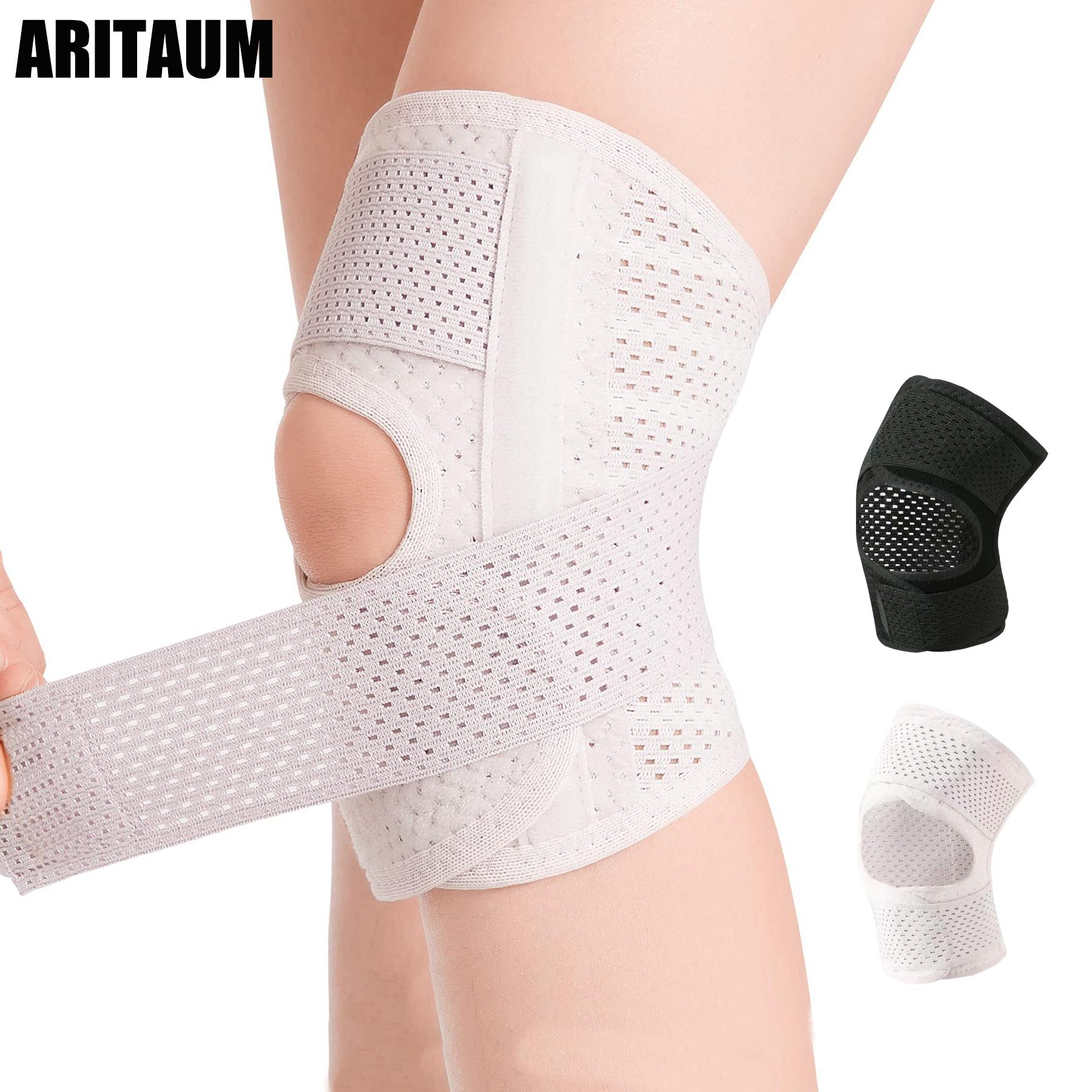 Sports protective gear for climbing and cycling, adjustable knee straps for patella and meniscus injuries, second-generation knee pads  Breathable Adjustable Knee Support Suitable for Men and Women with Sports Injuries