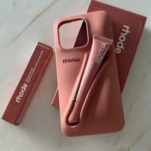 Rhode Lip Holder Case for iPhone Pro Max, Minimalist Fashion Accessory with Reliable Protection