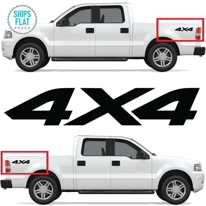F-150 F-250 4 x 4 Replacement Bedside Decals #16