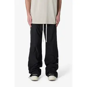 mnml Side Snap Nylon Pants - Black