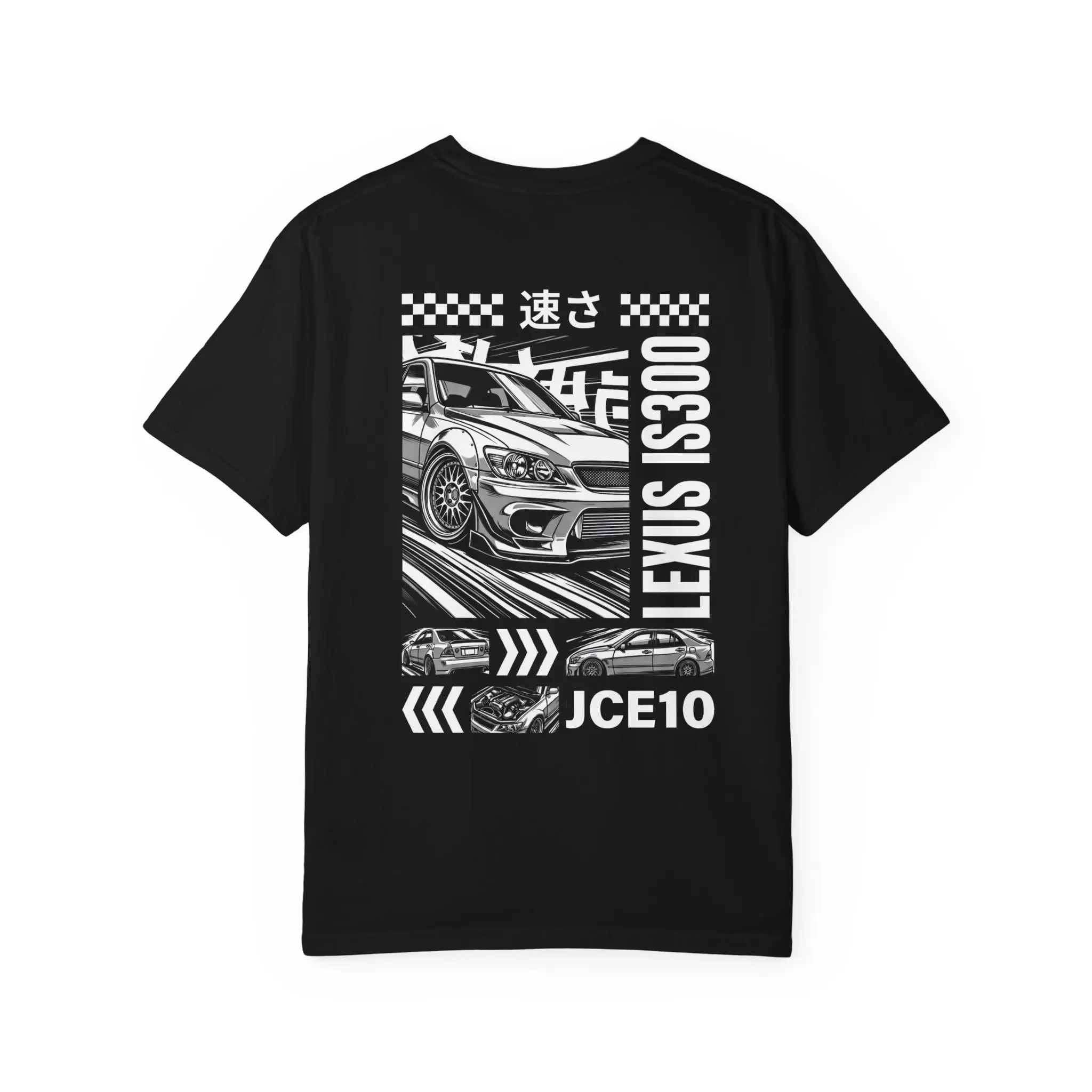 Lexus IS300 Graphic T-Shirt | JCE10 Racing Car Design