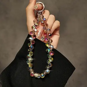 Beaded Phone Wrist Strap - Cellphone Lanyard with Bracelet Design for Women, Anti-Loss Colorful Wristlet for Smartphones, Great Gift for Christmas, Thanksgiving, Birthday, Party, Work, Travel, and Everyday Fashion