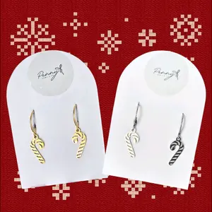 Handmade Candy Candy earrings for christmas
