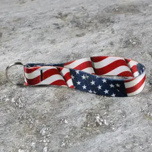 Patriotic American Keychains  Red White & Blue Designs That Stand Out