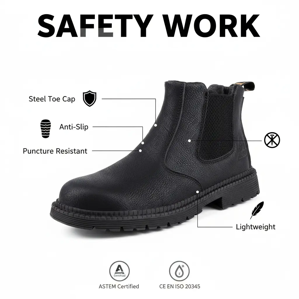 Aviation Airport Splash-proof Smash-proof Puncture-proof Breathable Safety Shoes Unisex Chef Work Shoe Waterproof Anti-slip Durable Outdoor Comfortable Men Women Slip Resistant Baggage Handler Sneakers Flight Line Footwear Heavy Duty Work Boots
