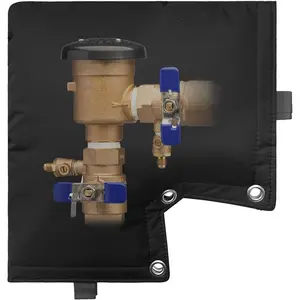 Outdoor Faucet Cover for Winter, Water Pipe Insulation Cold Weather, Insulated Backflow Preventer Cover Freeze Protection
