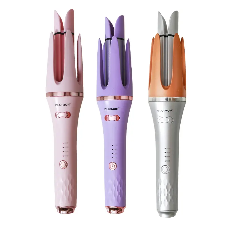 Automatic Hair Curling Iron,32mm Hair Curler, Negative Ion Automatic Hair Hair Curl Wand,4 Modes Temperatures Rotating Curling Iron for Women,Automatic Curling Stick Anti-Scald,Anti-Tangle Rotating,Easy to Use Hair,Women's Gifts Girlfriends Gifts