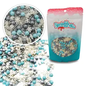 Wintertime Magic Sprinkle Mix | Christmas Edible Sprinkles for Holiday Baking & Decorating | 4oz, 8oz, 12oz